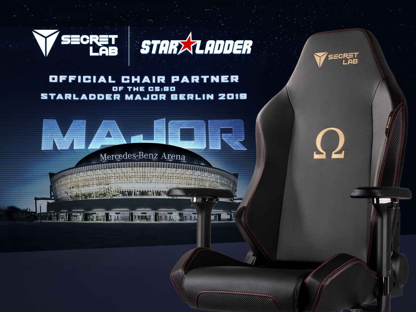 Secretlab the gaming seats of choice for the StarLadder Berlin