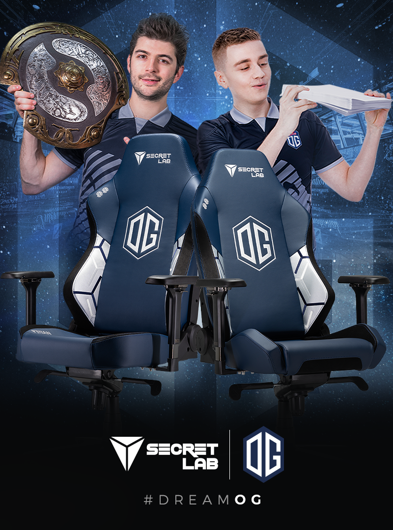 Secretlab and world champions OG launch the Secretlab DreamOG