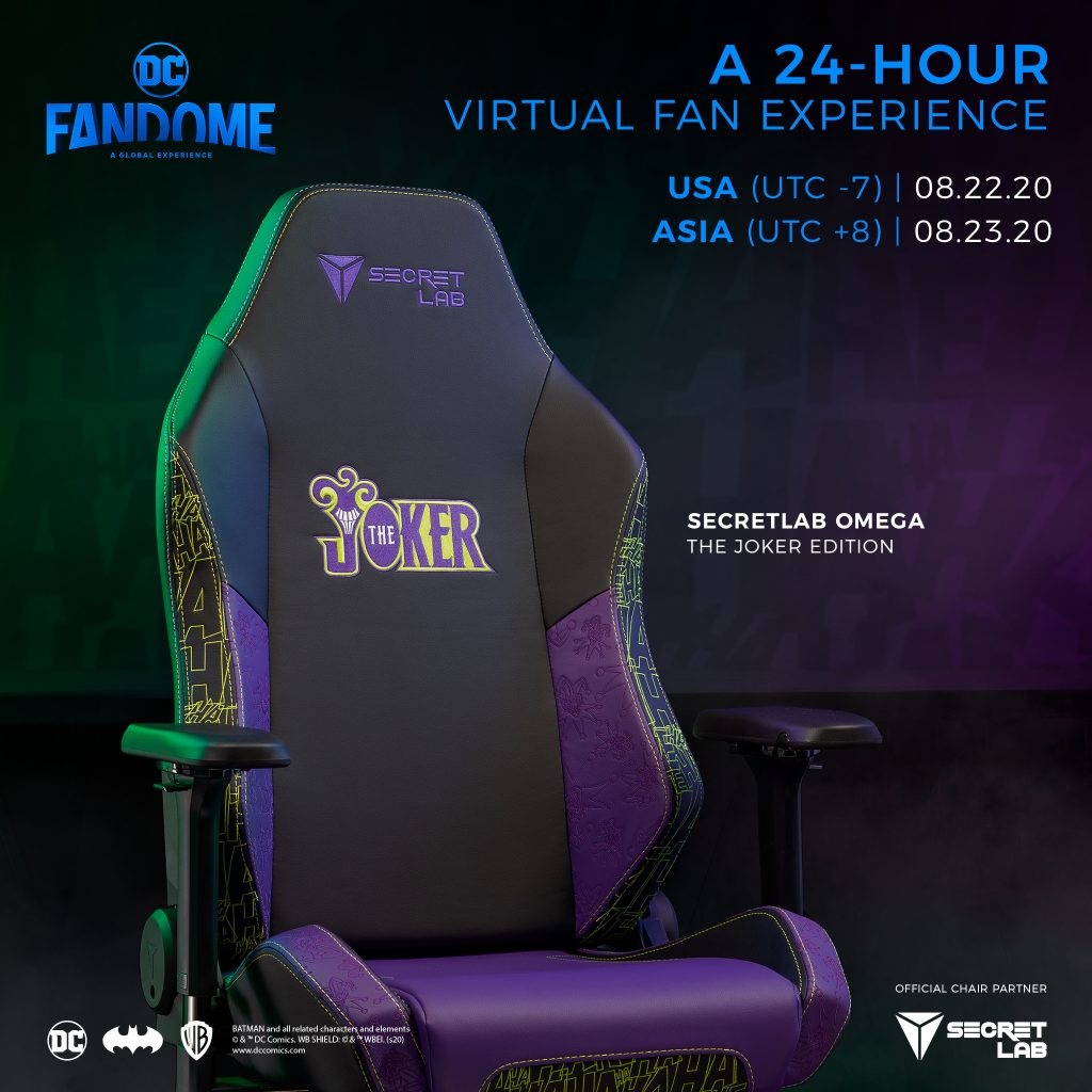 Secretlab gaming chair, Joker gaming chair, gaming chairs, computer chair, ergonomic chair