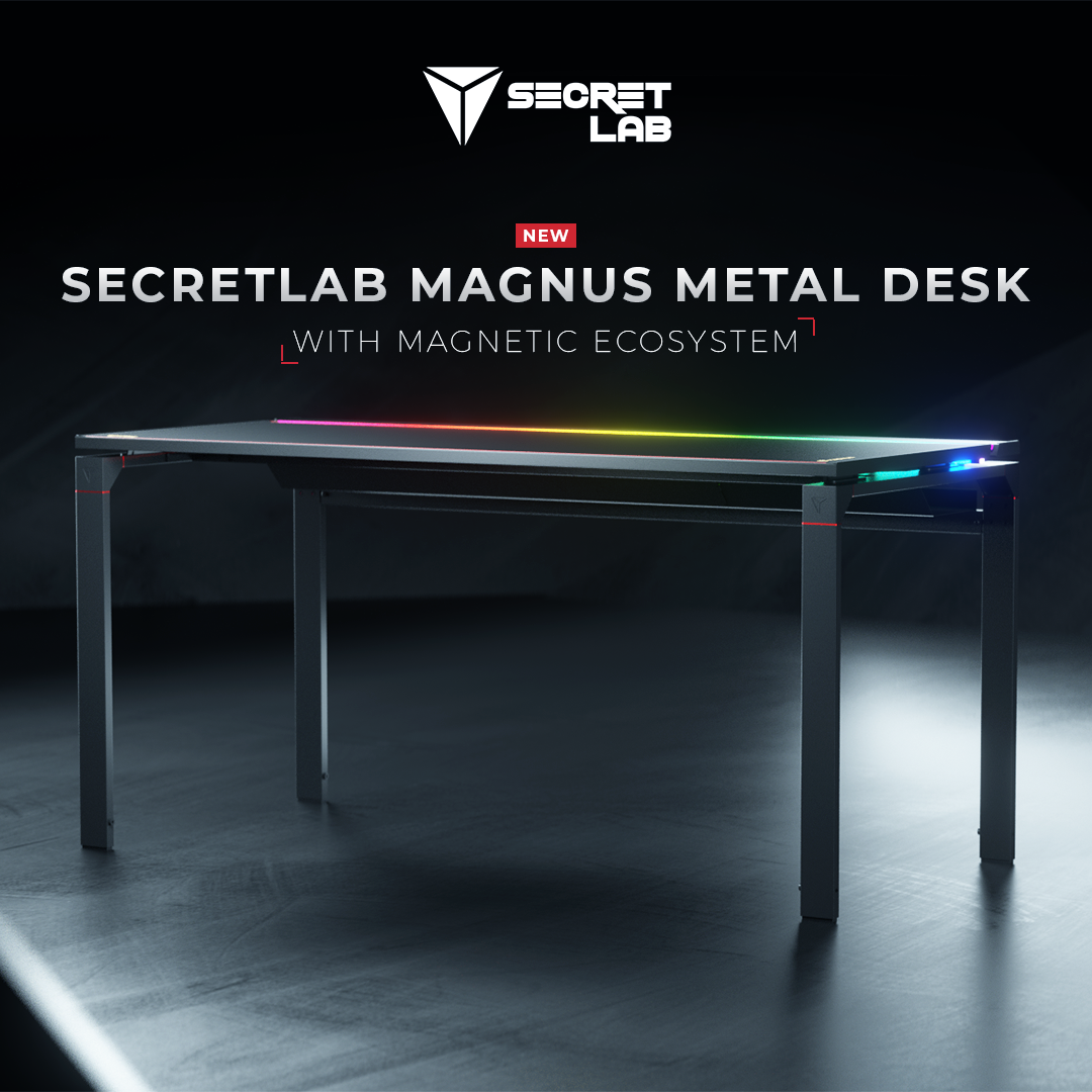 Secretlab MAGNUS Metal Desk — the everyday modern computer desk - Secretlab  Blog