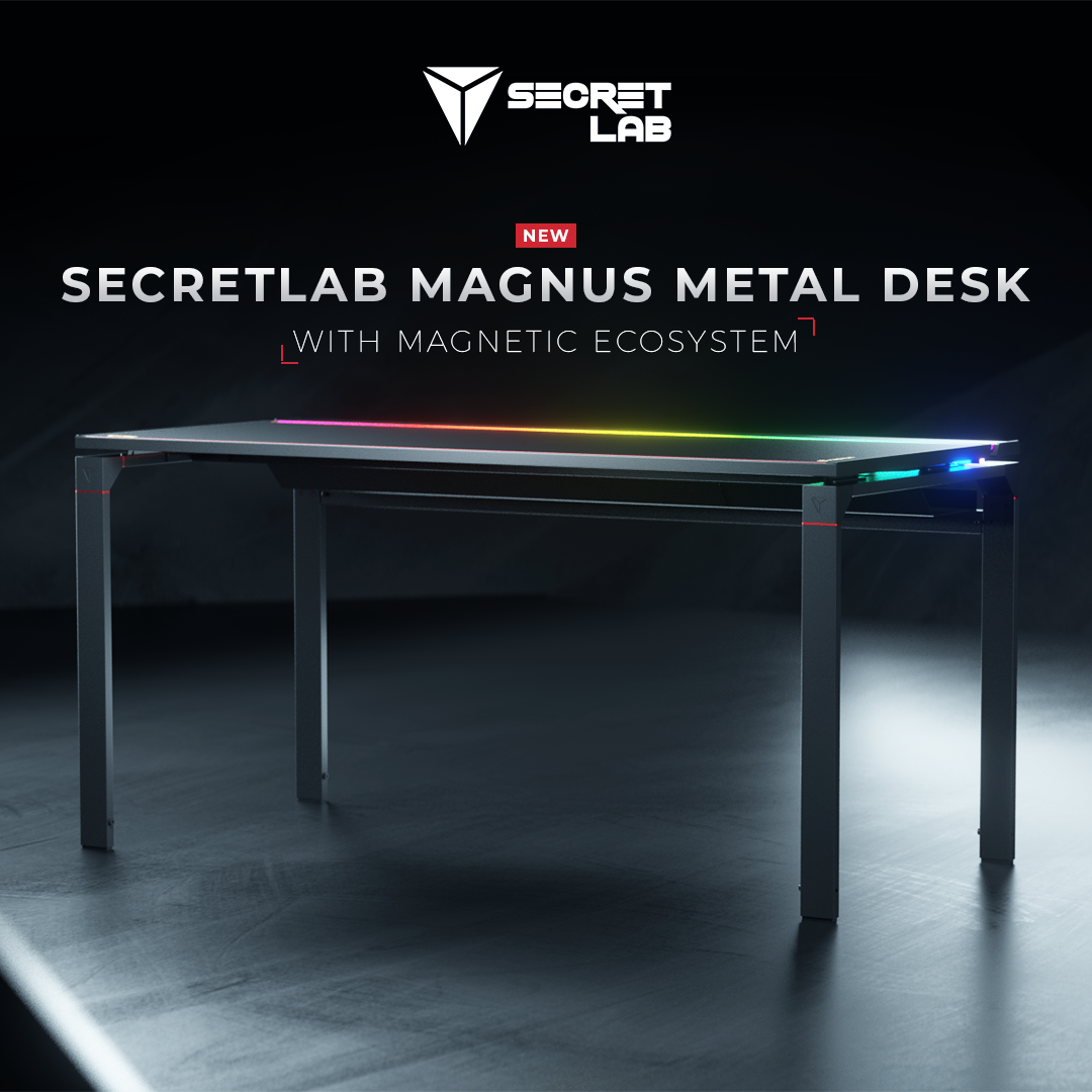 Secretlab MAGNUS Metal Desk Cloud9 Edition