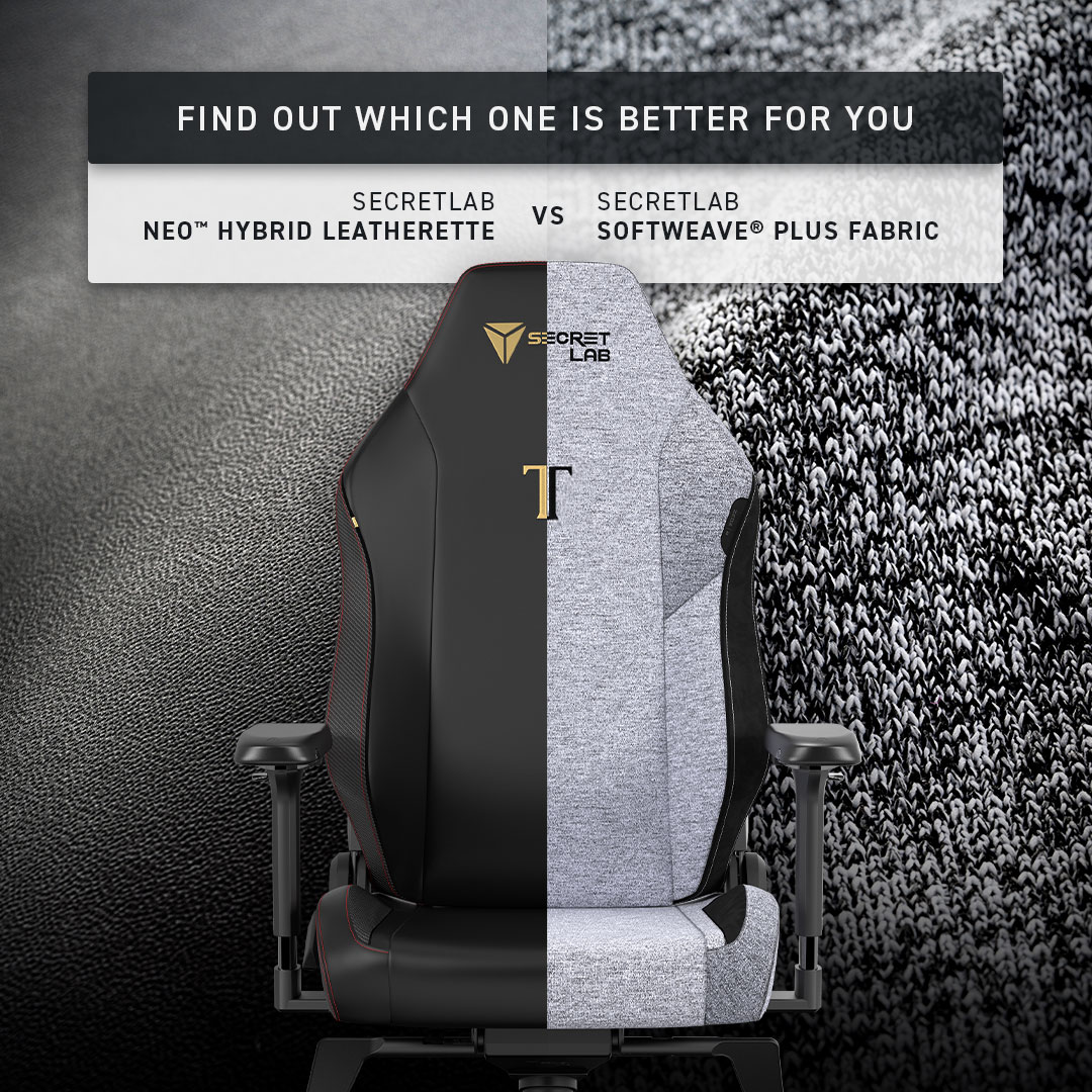 Secretlab NEO Hybrid Leatherette vs SoftWeave Plus fabric Which