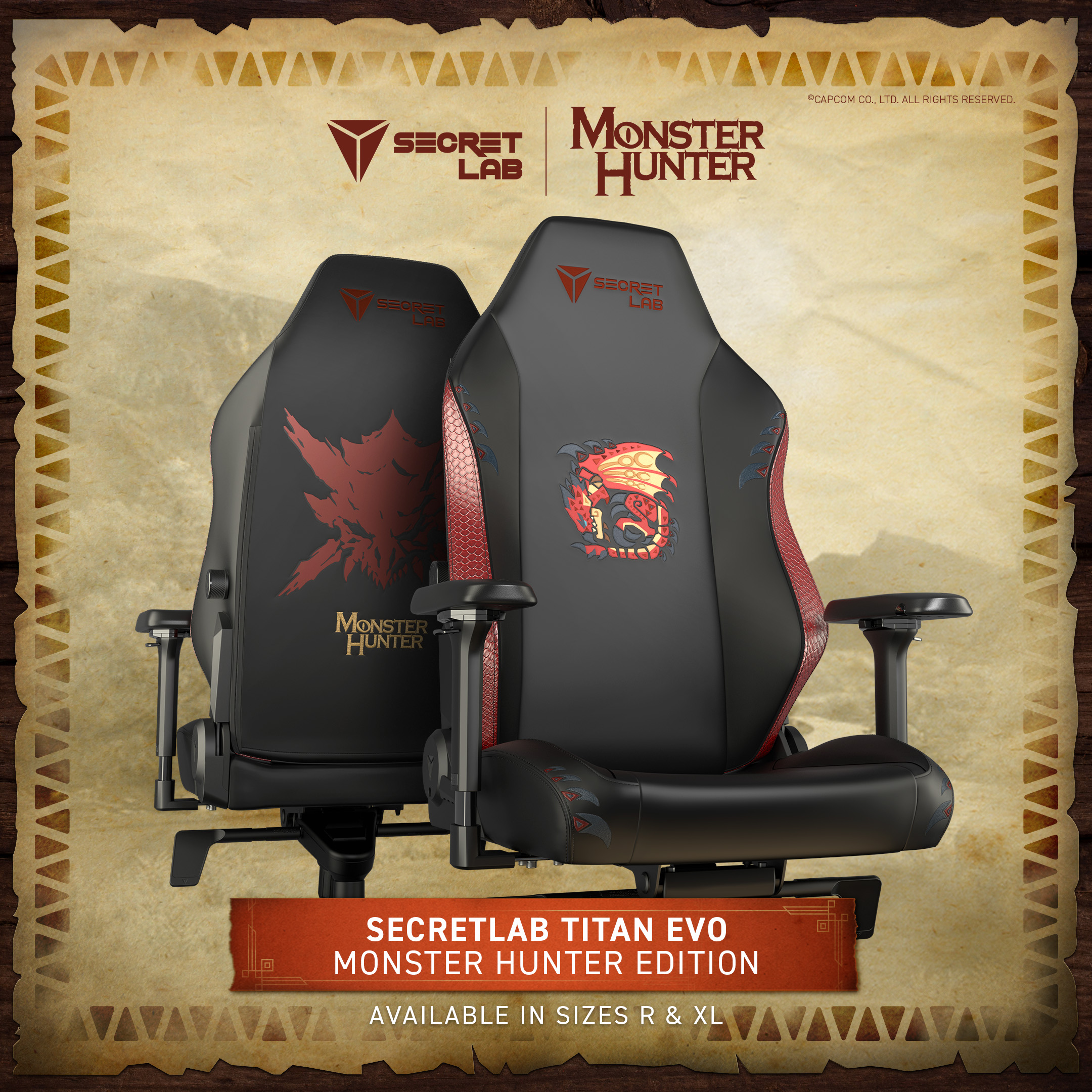 Complete your Rathalos set with the Secretlab Monster Hunter