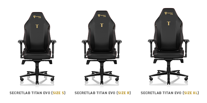 Secretlab chair sizes guide