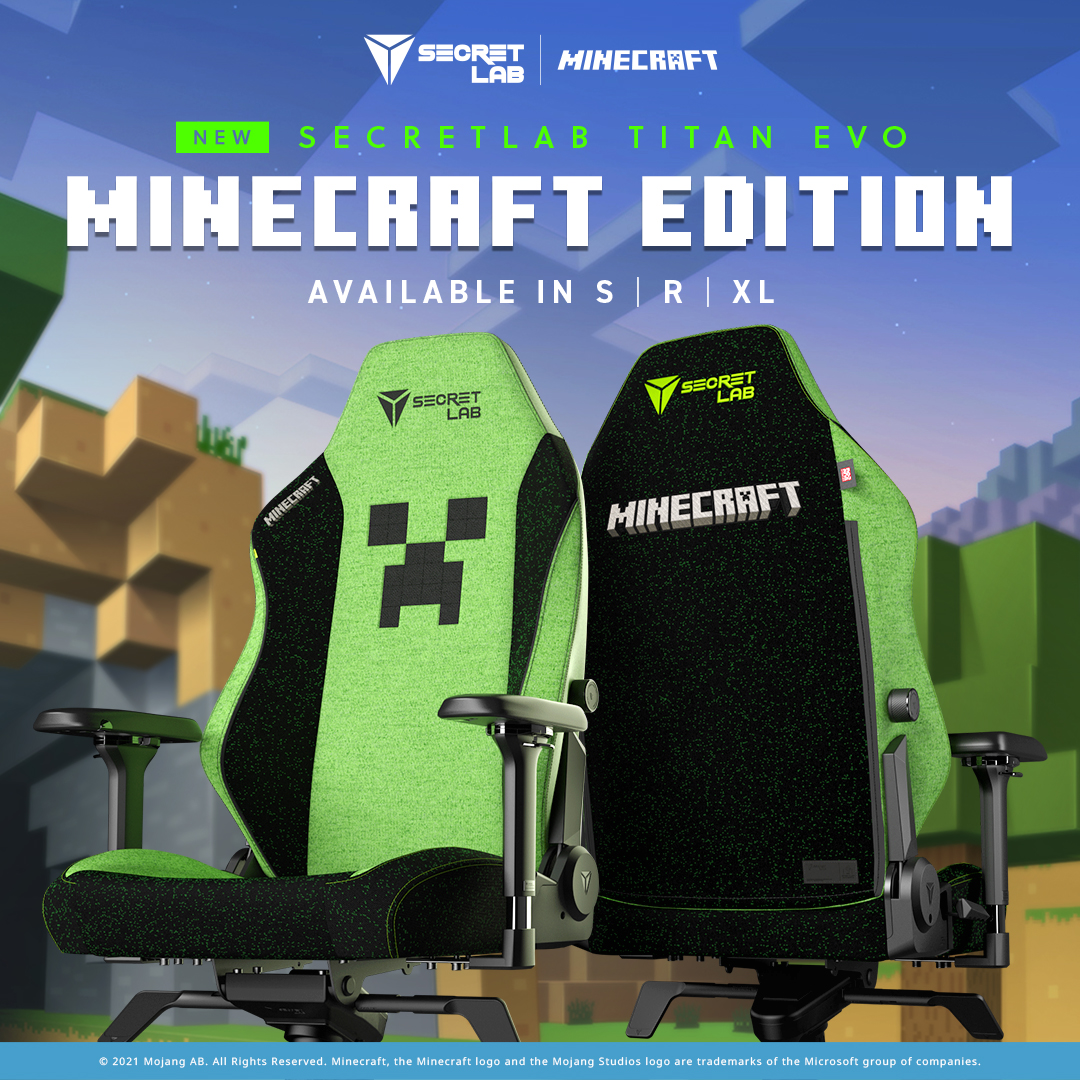 Secretlab TITAN Evo Minecraft Edition