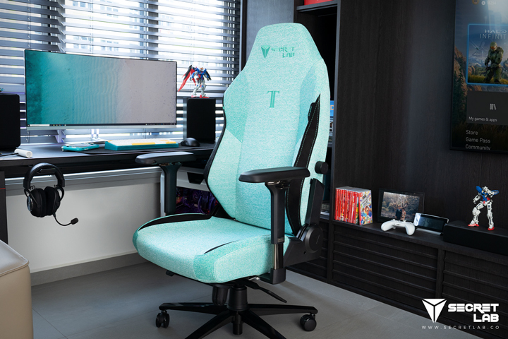 Mint green shop gaming chair