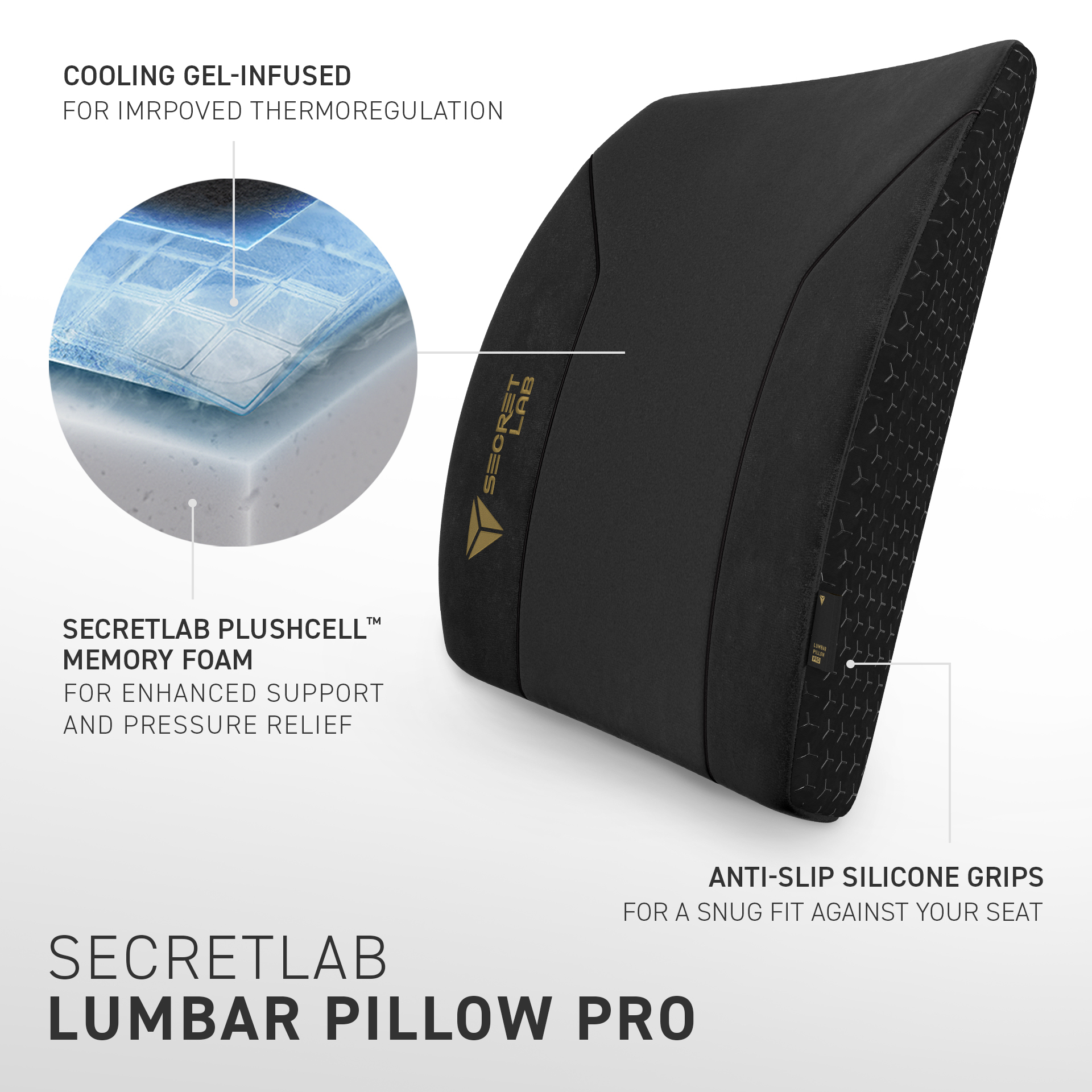 Secretlab Lumbar Pillow Pro Pro Design Pro Comfort Secretlab Blog   Lumbarpillow Pro Blogpost FA 