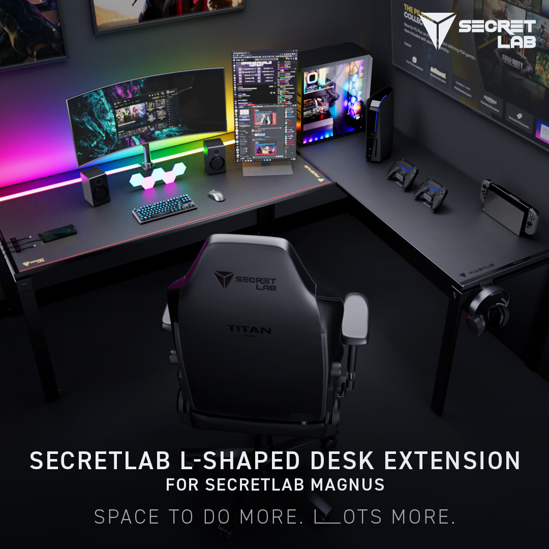 Space To Do More — Introducing The Secretlab L-Shaped Desk