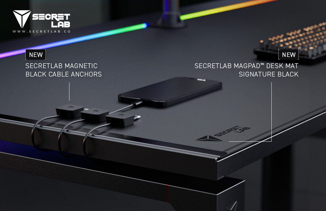 Secretlab's first PC desk is the ultimate cable management solution – using  magnets! - Yanko Design