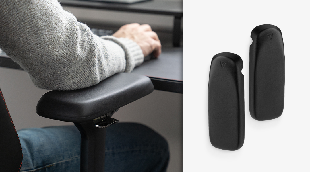 Secretlab TITAN Evo 2022 with PU gaming chair armrest tops