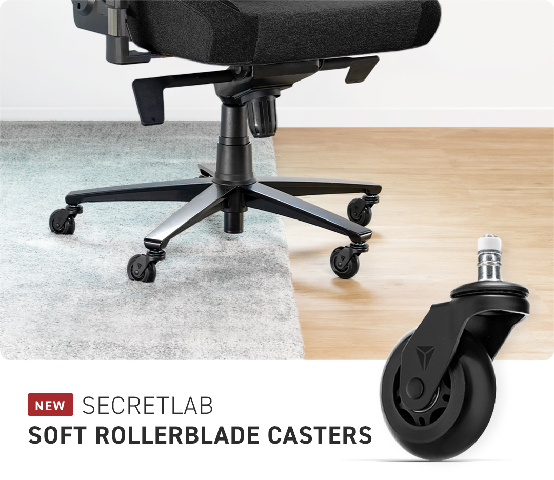 Secretlab Soft Rollerblade Casters