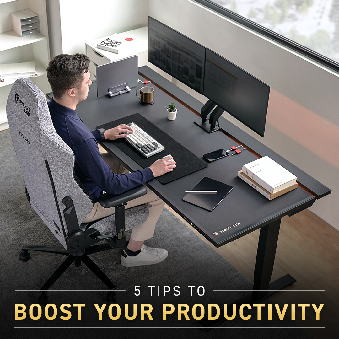 5 good habits to increase your productivity - Secretlab Blog