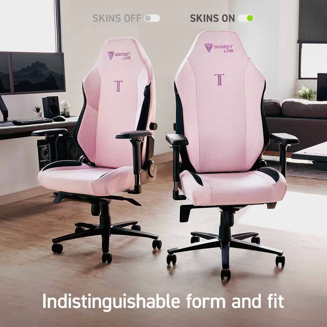 Indistinguishable form and fit - Precision-mapped to the Secretlab TITAN Evo 2022 gaming chair, Secretlab SKINS deliver fresh looks while maintaining the same iconic silhouette without compromising on ergonomic performance