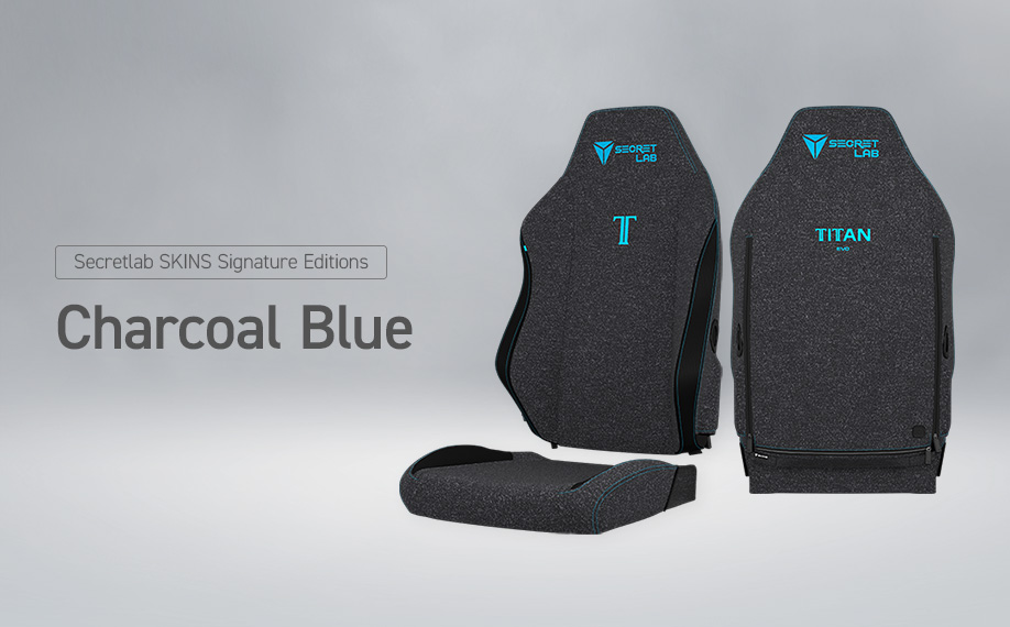 Secretlab SKINS - Charcoal Blue