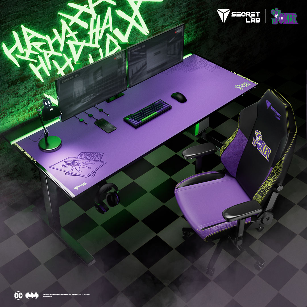 Secretlab MAGNUS Metal Desk Gets Stylish Dark Knight Edition To