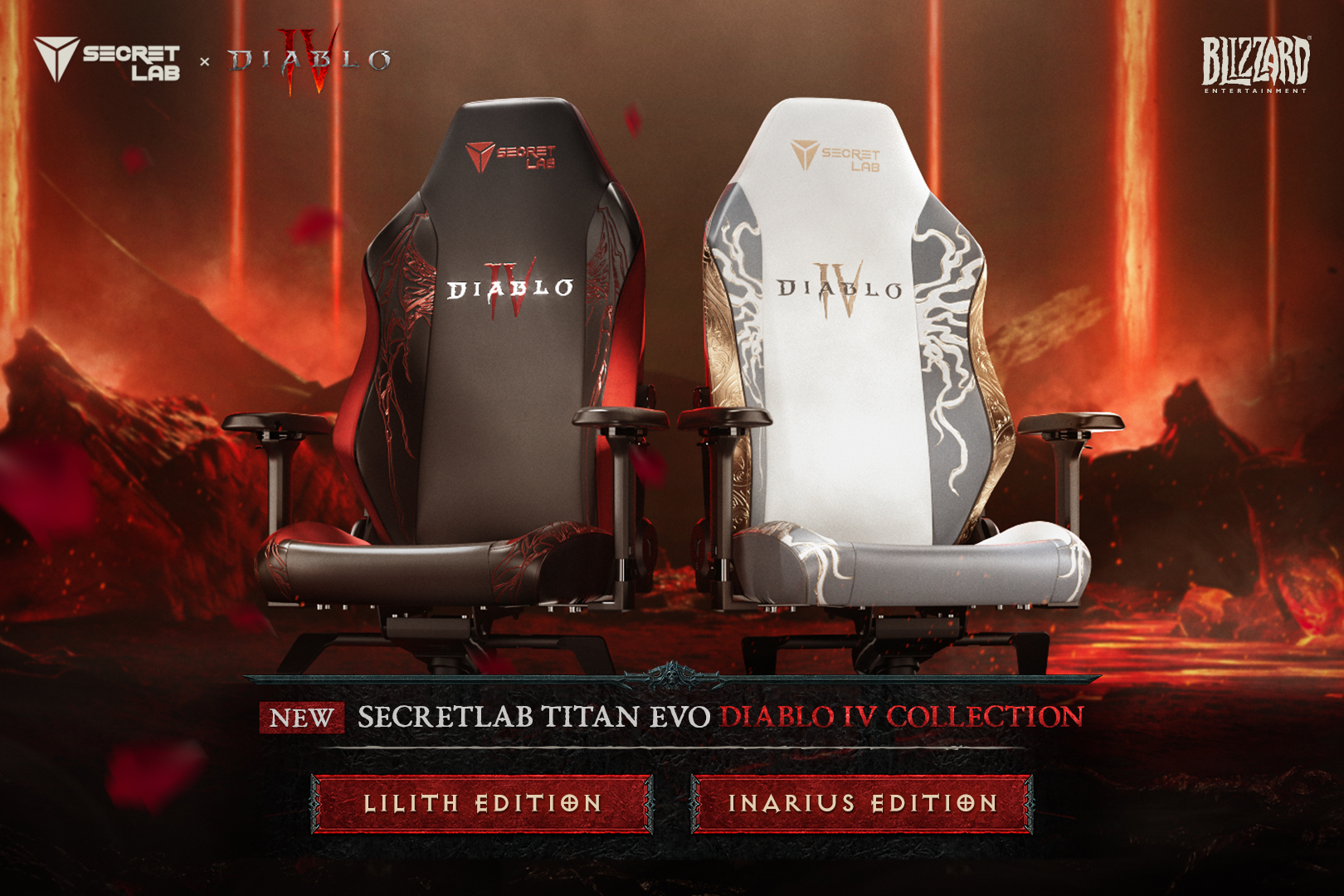 Preordina ora la sedia gaming Secretlab edizione Diablo IV