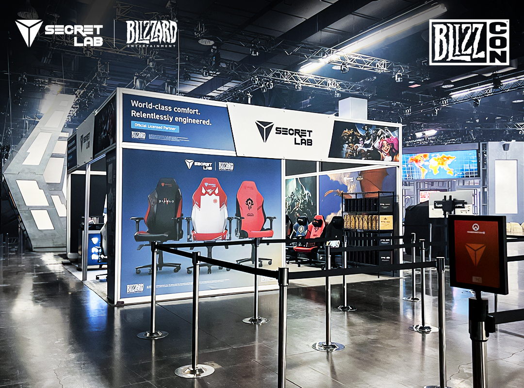 Secretlab BlizzCon® Booth Photo