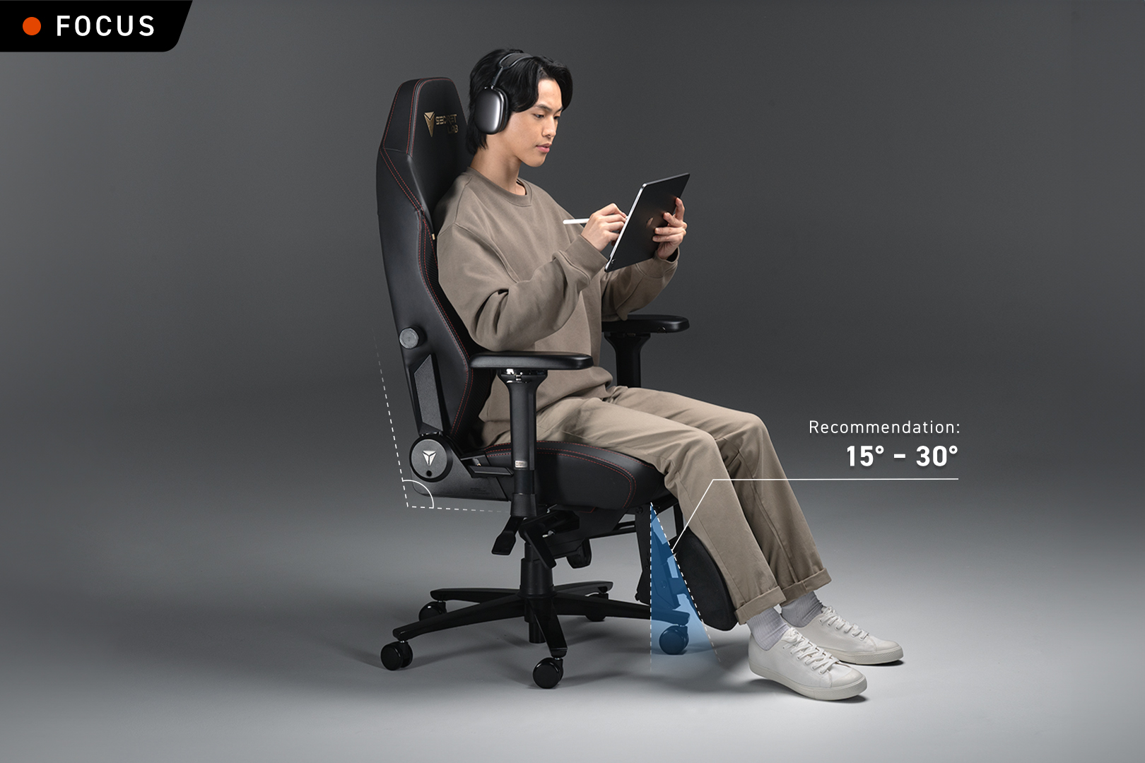 ergonomic recliner, reclining gaming chair