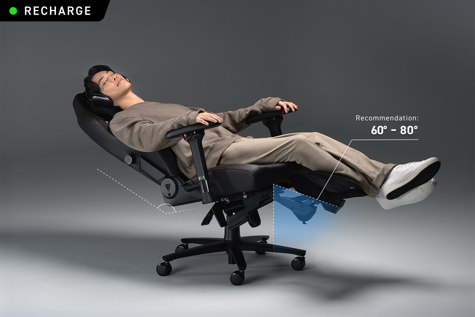 ergonomic recliner, reclining gaming chair